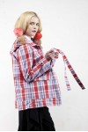 BRIANNA JACKET RED CHECKS